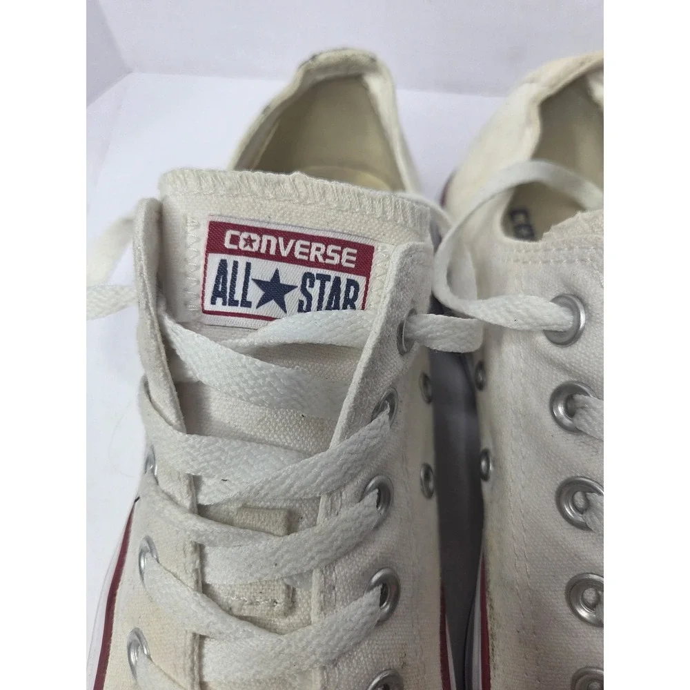 Converse Chuck Taylor All Star Low Top Optical White Canvas Sneakers M7652 Men 7 - Picture 2 of 6